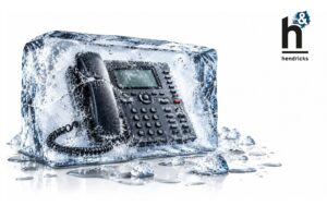 Phone in Ice Block