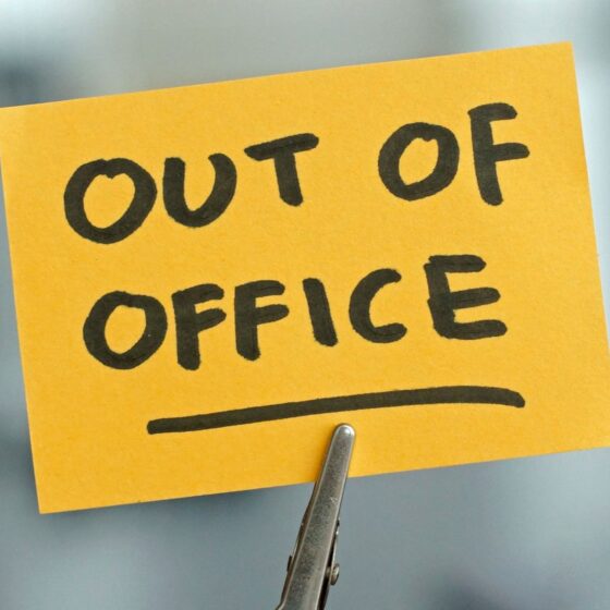 Out of Office Note